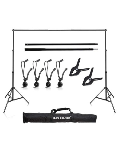 Kit Soporte de Fondo Ajustable Slow Dolphin 2.85 kg 10x7 ft