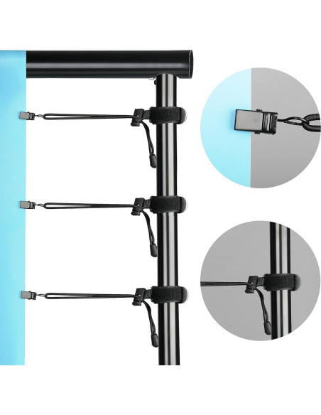 Kit Soporte de Fondo Ajustable Slow Dolphin 2.85 kg 10x7 ft