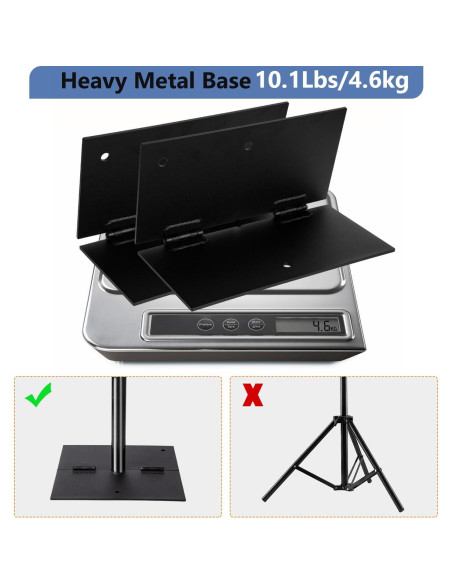 Kit de Soporte para Fondo de Fotografía SLOW DOLPHIN 3.05m x 1.98m