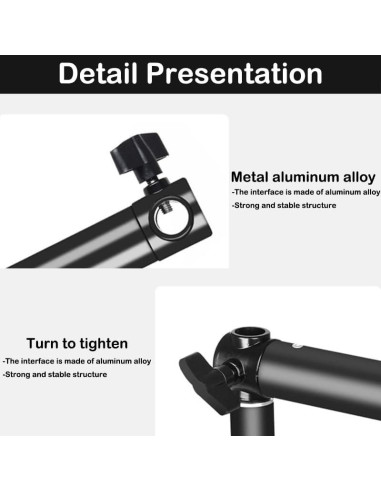 Soporte de Fondo Telescópico JORIXXY 3 Secciones 299.72 cm