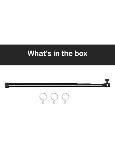 Soporte de Fondo Telescópico JORIXXY 3 Secciones 299.72 cm
