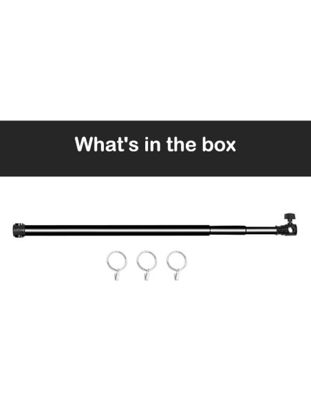 Soporte de Fondo Telescópico JORIXXY 3 Secciones 299.72 cm
