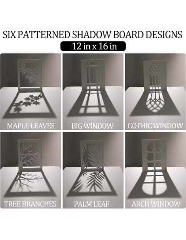 6 Tableros de Sombra para Fotografía MDAOCRY 30x40 cm PVC