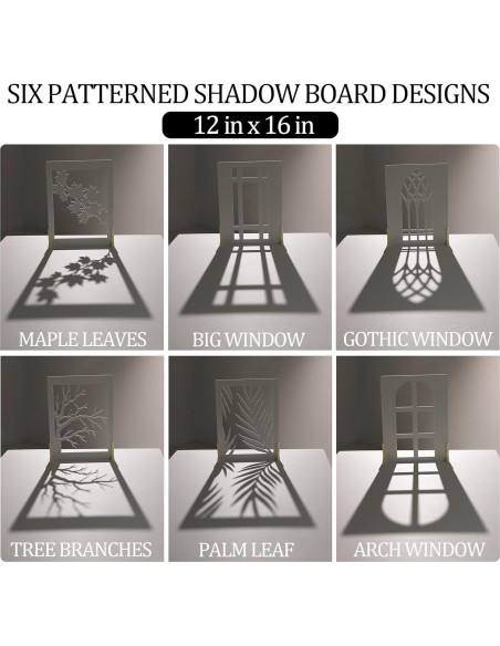 6 Tableros de Sombra para Fotografía MDAOCRY 30x40 cm PVC