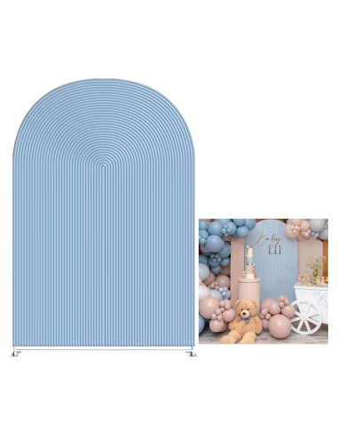 Cubierta de Fondo Arqueado KONPON 120x210cm Ondas Azules