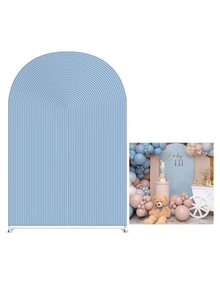 Cubierta de Fondo Arqueado KONPON 120x210cm Ondas Azules