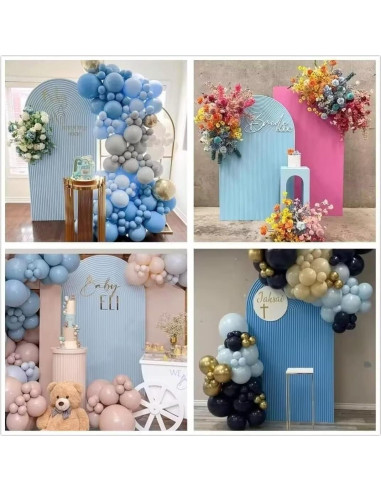 Cubierta de Fondo Arqueado KONPON 120x210cm Ondas Azules