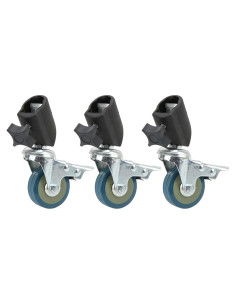 Juego de Ruedas Giratorias Archuu 50mm para Soporte de Luz 3pcs