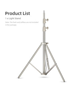 Soporte de Luz de Estudio AMBITFUL DSL-200 82-190 cm 2