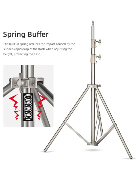 Soporte de Luz de Estudio AMBITFUL DSL-200 82-190 cm