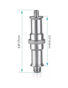 Convertidor Masculino de Metal Leadigol 5 Piezas 1/4 a 3/8 2