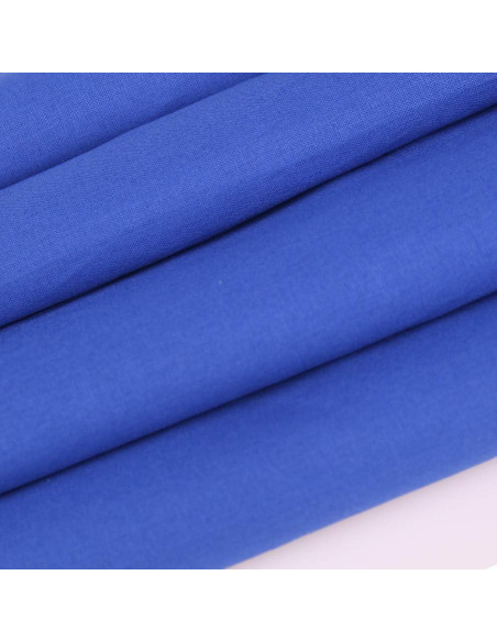 Cortina de Fondo Azul 3x6m Muselina 100% Algodón GSKAIWEN