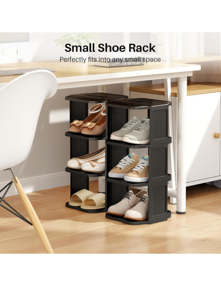 Estante Vertical para Zapatos Kitstorack 8 Niveles Ajustable