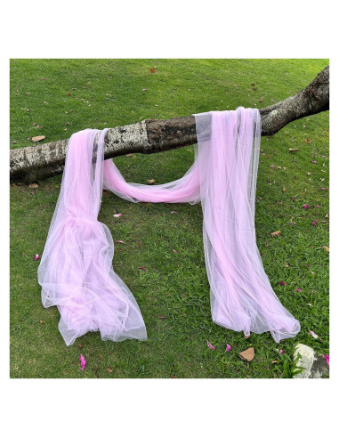 Tela Drapeada para Arco de Boda Bukani Rosa Claro 160x975 cm
