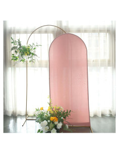 Cubierta de Marco de Fondo Spandex Efavormart 6 pies Rosa Polvoriento