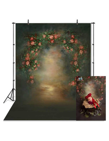 Fondo de Fotografía Floral SeekPro 2.13x1.52m Vinilo Delgado