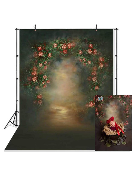 Fondo de Fotografía Floral SeekPro 2.13x1.52m Vinilo Delgado