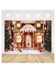 Fondo de Fotografía Navidad 2.7x1.8m Ticuenicoa Decoración