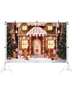 Fondo de Fotografía Navidad 2.7x1.8m Ticuenicoa Decoración 2