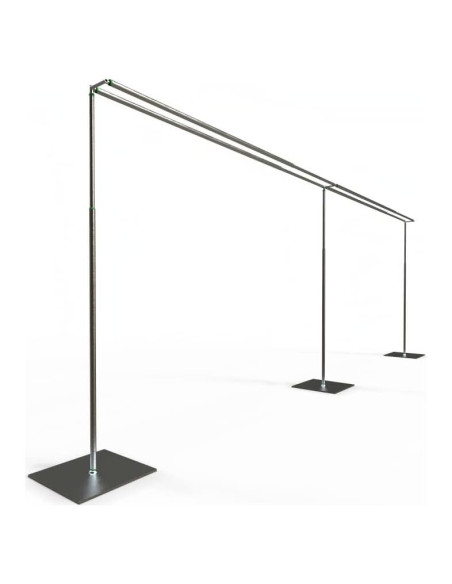 Soporte de Fondo Portátil Ajustable VivStruct 10x6m Doble Barra