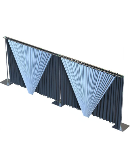 Soporte de Fondo Portátil Ajustable VivStruct 10x6m Doble Barra