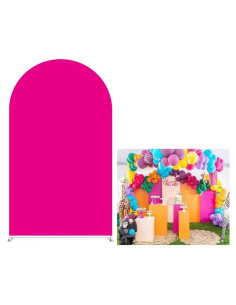 Cubierta de Fondo Arqueada Rosa Fucsia 4x2.2m JINGHONGFANG