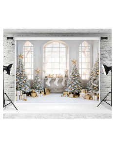 Fondo de Fotografía Navidad 2.5x2.5m Kate Microfibra