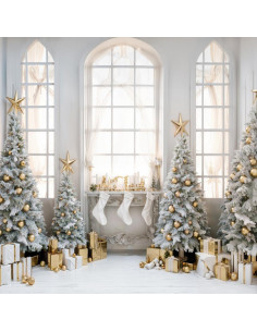 Fondo de Fotografía Navidad 2.5x2.5m Kate Microfibra 2