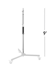 Columna Elevadora C-Stand Flashpoint 2.74 m Plata 4.5 kg 2