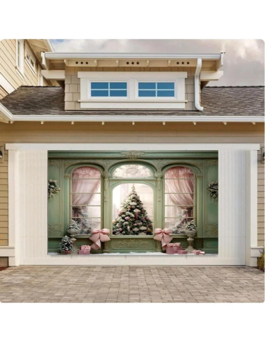 Fondo de Fotografía Navideño Rosa 210x150cm Vinilo MIXIANG