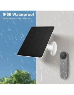 Cargador Solar 10W FOSA para Timbre Google Nest y Video 2