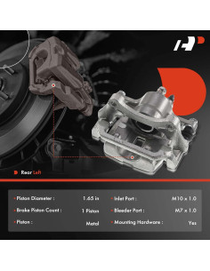 Caliper de Freno de Disco A-Premium para Toyota Highlander 2008-2013 - Trasero Izquierdo 2