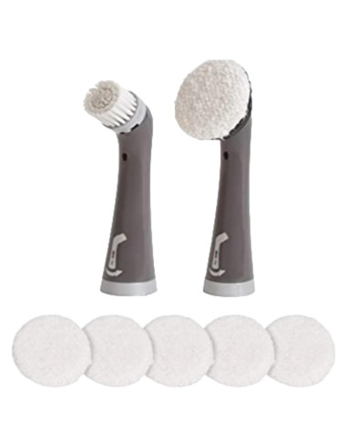 Cabezal de cerdas suaves Rubbermaid Reveal con 6 almohadillas