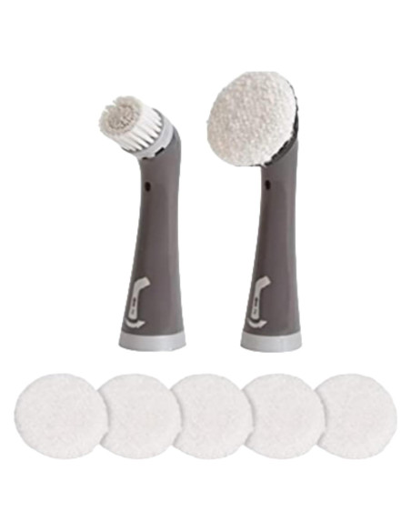 Cabezal de cerdas suaves Rubbermaid Reveal con 6 almohadillas