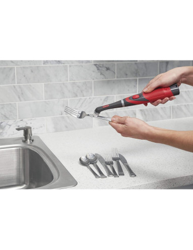 Cabezal de cerdas suaves Rubbermaid Reveal con 6 almohadillas