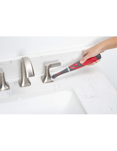 Cabezal de cerdas suaves Rubbermaid Reveal con 6 almohadillas