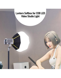 Softbox Lantern 30cm YUEHISY para Luz LED Bowens Mini 2