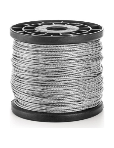 Cable de Alambre Trenzado Yarlung 1/16" x 152.4m Acero Inoxidable