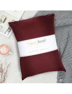 Almohada de Viaje Happyluxe Odyssey 43x33 cm Rojo Cabernet 2