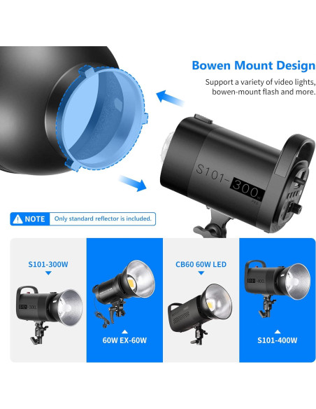 Reflector Difusor Estándar Neewer 18cm Montaje Bowens
