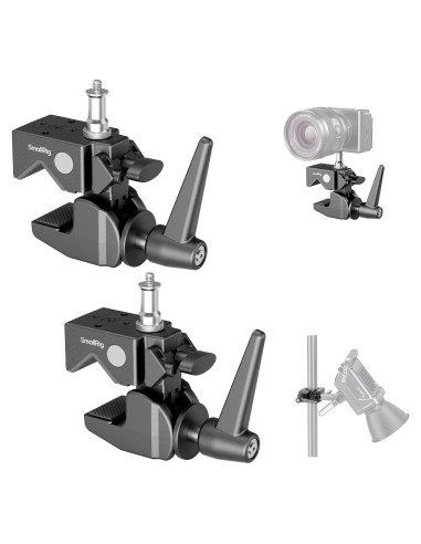 Kit de Super Abrazadera SmallRig 2-Pack 15kg para Estudio