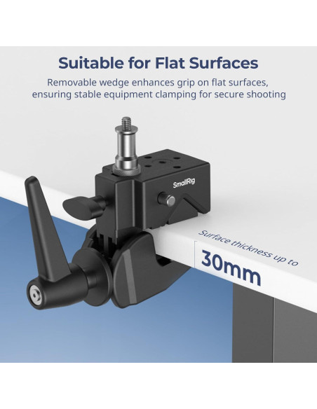 Kit de Super Abrazadera SmallRig 2-Pack 15kg para Estudio