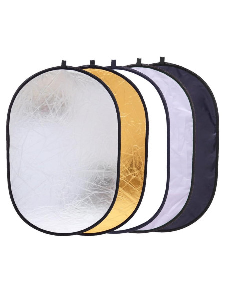Reflector Plegable 5-en-1 Konseen 60x90cm para Fotografía