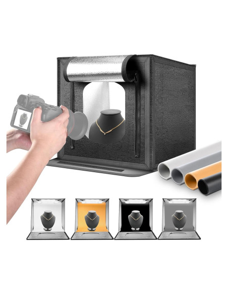 Caja de Luz de Estudio NEEWER 40W 40x40cm LED 5600K Plegable