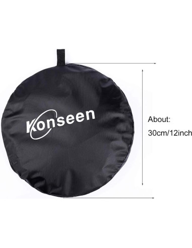 Reflector Plegable 5-en-1 Konseen 60x90cm para Fotografía