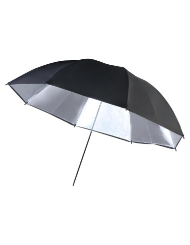 Paraguas Reflectante JINBEI S-38 100cm Negro Plateado