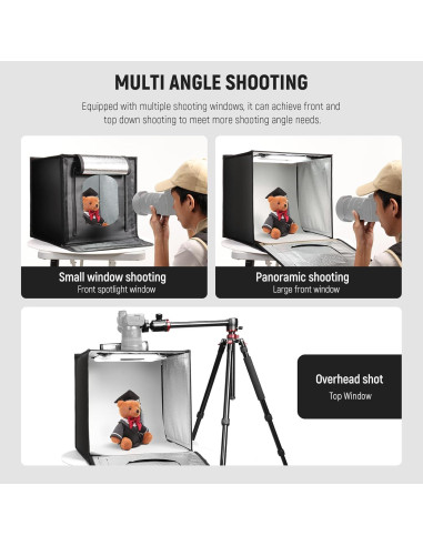 Caja de Luz de Estudio NEEWER 40W 40x40cm LED 5600K Plegable