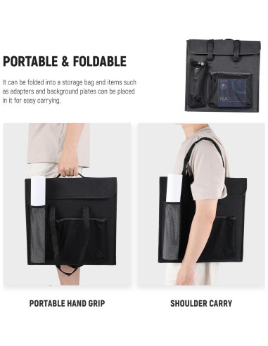 Caja de Luz de Estudio NEEWER 40W 40x40cm LED 5600K Plegable