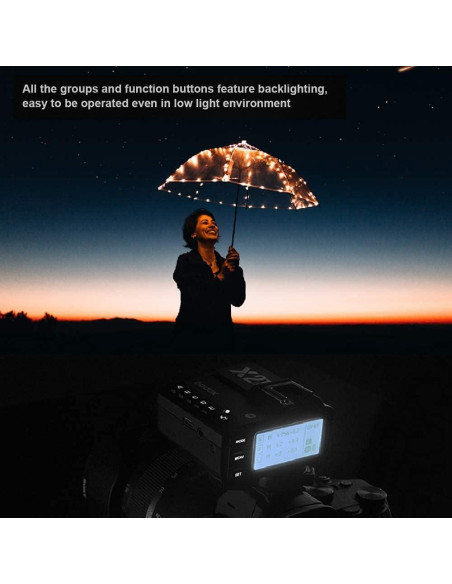 Disparador Inalámbrico Godox X2T-S para Cámaras Sony HSS