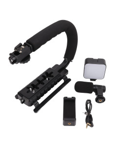 Soporte Estabilizador de Cámara de Mano Tiiyee con Luz LED
